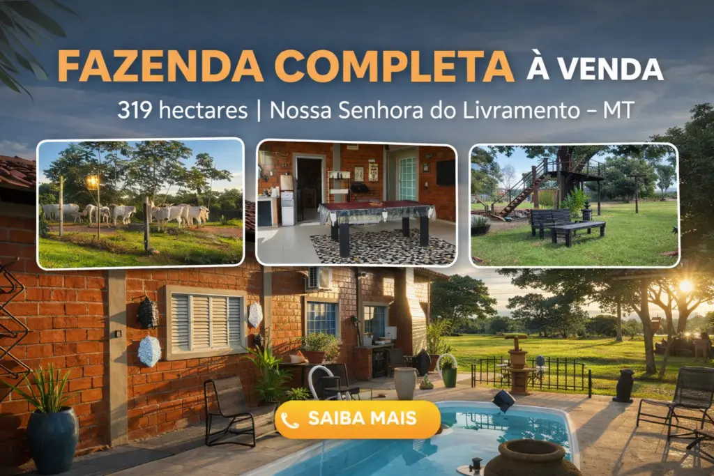Fazenda – 319 Hectares | Nossa Senhora do Livramento – MT